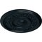 Ekena Millwork Tyrone Ceiling Medallion (Fits Canopies up to 6 3/4"), Hand-Painted Night Shade, 16 1/8"OD x 3/4"P CM16TYNSF - alternate 2